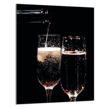 TMK STAKLENA DASKA ZA REZANJE 40x52 Vino