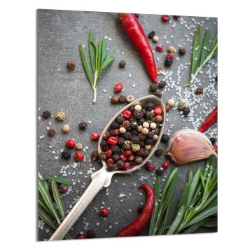 TMK STAKLENA DASKA ZA REZANJE 40x52 Začini