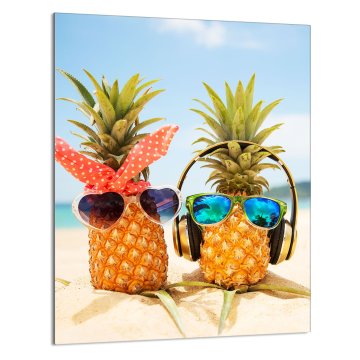 TMK STAKLENA DASKA ZA REZANJE 40x52 Ananas