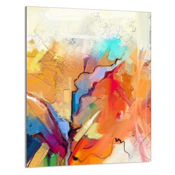 TMK STAKLENA DASKA ZA REZANJE 40x52 Šarena