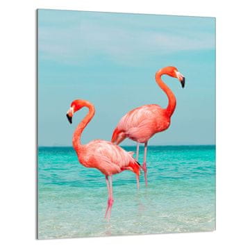 TMK STAKLENA DASKA ZA REZANJE 40x52 Flamingo
