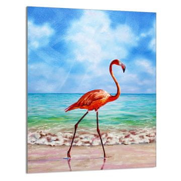 TMK STAKLENA DASKA ZA REZANJE 40x52 Flamingo