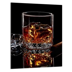 TMK STAKLENA DASKA ZA REZANJE 40x52 Whiskey