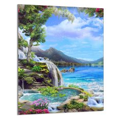 TMK STAKLENA DASKA ZA REZANJE 40x52 Planine