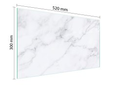 TMK STAKLENA DASKA ZA REZANJE 52x30 MRAMOR