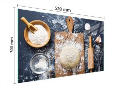 TMK STAKLENA DASKA ZA REZANJE 52x30 KUHINJA
