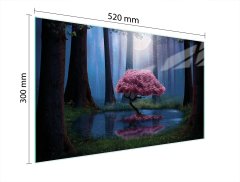 TMK STAKLENA DASKA ZA REZANJE 52x30 DRVO