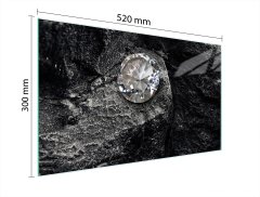 TMK STAKLENA DASKA ZA REZANJE 52x30 DIAMOND