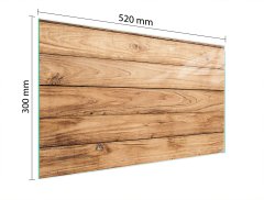 TMK STAKLENA DASKA ZA REZANJE 52x30 DRVO