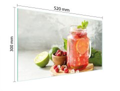 TMK STAKLENA DASKA ZA REZANJE 52x30 PIĆA