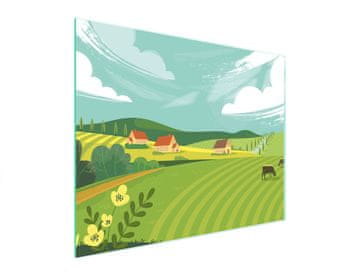 TMK STAKLENA DASKA ZA REZANJE 52x40 VILLAGE