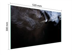 TMK STAKLENA DASKA ZA REZANJE 52x30 DIMLJENA