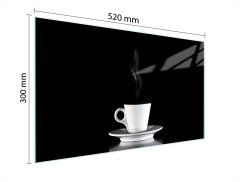 TMK STAKLENA DASKA ZA REZANJE 52x30 ZA KAVU