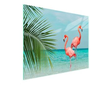 TMK STAKLENA DASKA ZA REZANJE 52x30 FLAMINGO