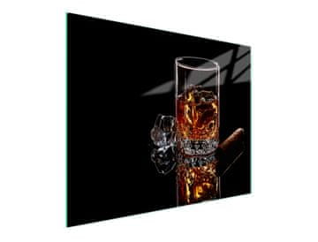 TMK STAKLENA DASKA ZA REZANJE 52x30 WHISKY