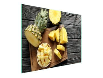 TMK STAKLENA DASKA ZA REZANJE 52x30 ANANAS