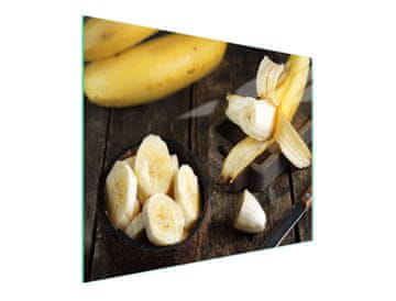 TMK STAKLENA DASKA ZA REZANJE 52x30 BANANA