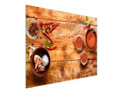 TMK STAKLENA DASKA ZA REZANJE 52x30 CHILLI