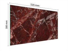 TMK STAKLENA DASKA ZA REZANJE 52x30 MRAMOR