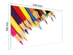 TMK STAKLENA DASKA ZA REZANJE 52x30 BOJA
