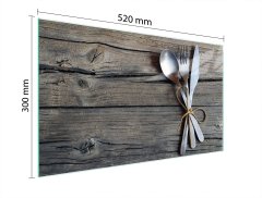 TMK STAKLENA DASKA ZA REZANJE 52x30 PRIBOR ZA JELO