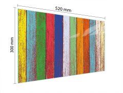 TMK STAKLENA DASKA ZA REZANJE 52x30 BOJA