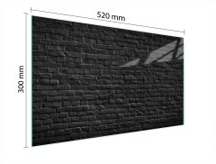 TMK STAKLENA DASKA ZA REZANJE 52x30 CIGLENA