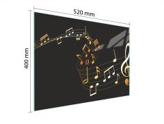 TMK STAKLENA DASKA ZA REZANJE 52x40 GLAZBA