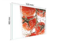 TMK STAKLENA DASKA ZA REZANJE 52x40 RAJČICA