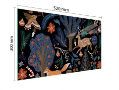TMK STAKLENA DASKA ZA REZANJE 52x30 ŽIVOTINJE