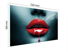 TMK STAKLENA DASKA ZA REZANJE 52x30 USTA