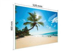TMK STAKLENA DASKA ZA REZANJE 52x40 BEACH