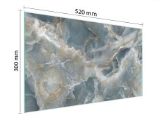 TMK STAKLENA DASKA ZA REZANJE 52x30 MRAMOR