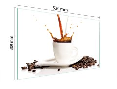 TMK STAKLENA DASKA ZA REZANJE 52x30 ZA KAVU