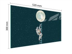 TMK STAKLENA DASKA ZA REZANJE 52x30 MJESEC