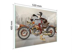 TMK STAKLENA DASKA ZA REZANJE 52x40 ZA MOTOCIKL