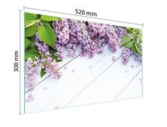 TMK STAKLENA DASKA ZA REZANJE 52x30 LILAC