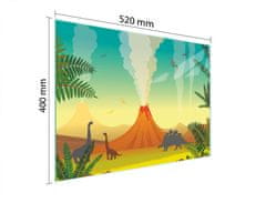 TMK STAKLENA DASKA ZA REZANJE 52x40 VULKAN