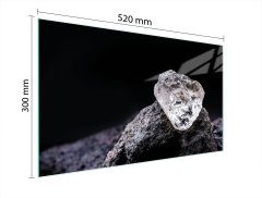 TMK STAKLENA DASKA ZA REZANJE 52x30 KAMEN