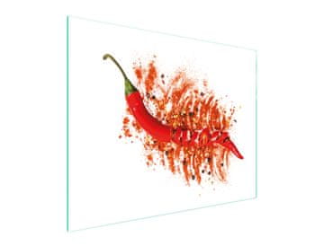 TMK STAKLENA DASKA ZA REZANJE 52x40 CHILLI