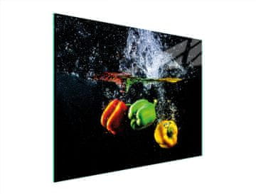 TMK STAKLENA DASKA ZA REZANJE 52x40 PEPPER