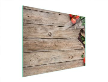 TMK STAKLENA DASKA ZA REZANJE 52x40 DRVO