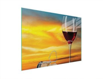 TMK STAKLENA DASKA ZA REZANJE 40x30 VINO