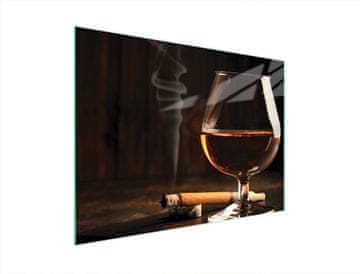TMK STAKLENA DASKA ZA REZANJE 40x30 VINO