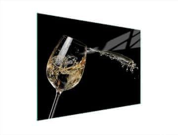 TMK STAKLENA DASKA ZA REZANJE 40x30 VINO