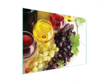 TMK STAKLENA DASKA ZA REZANJE 40x30 VINO