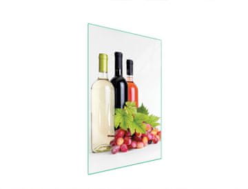 TMK STAKLENA DASKA ZA REZANJE 35x52 VINO