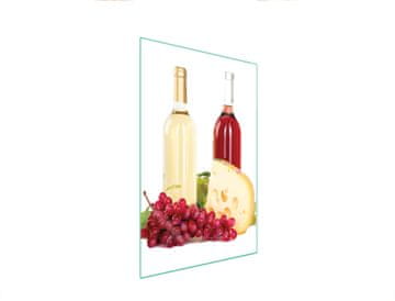 TMK STAKLENA DASKA ZA REZANJE 35x52 VINO