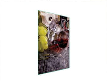 TMK STAKLENA DASKA ZA REZANJE 35x52 VINO