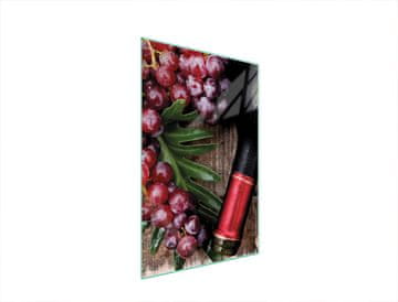 TMK STAKLENA DASKA ZA REZANJE 35x52 VINO